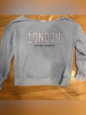 Garage Light Blue 'London' Crewneck Sweatshirt